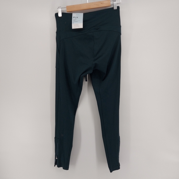 FLX Ascent High Rise Leggings Midnight Green Womens Size M NWT - Picture 6 of 7